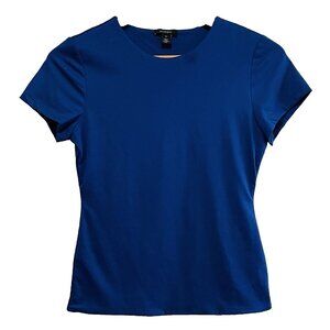HALOGEN Royal Blue Tshirt Sz XS NWOT